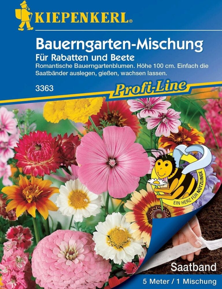 Mistura de Flores para Jardim Rústico