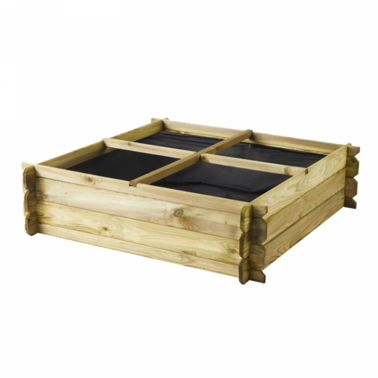 MINI HORTA MADEIRA 100X100X30 CM