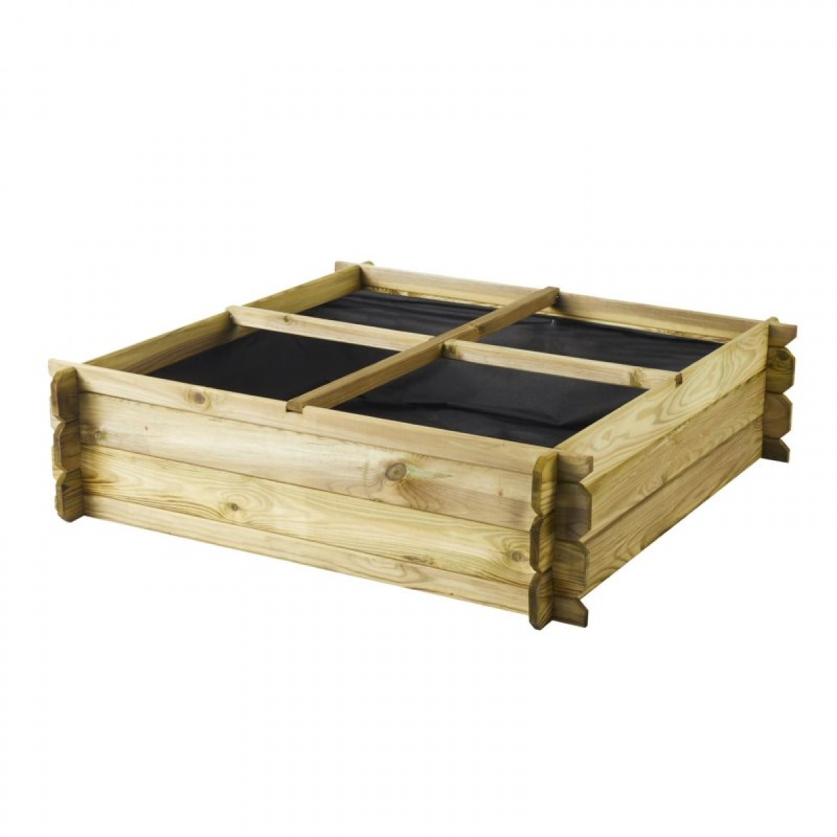 MINI HORTA MADEIRA 100X100X30 CM