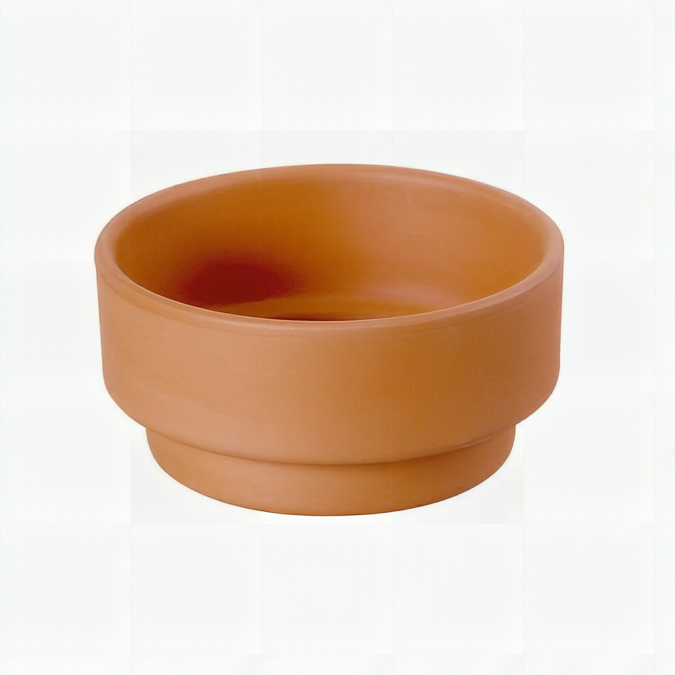 Taça Cerâmica Estilo Terrina Terracotta — Decorativa 16cm