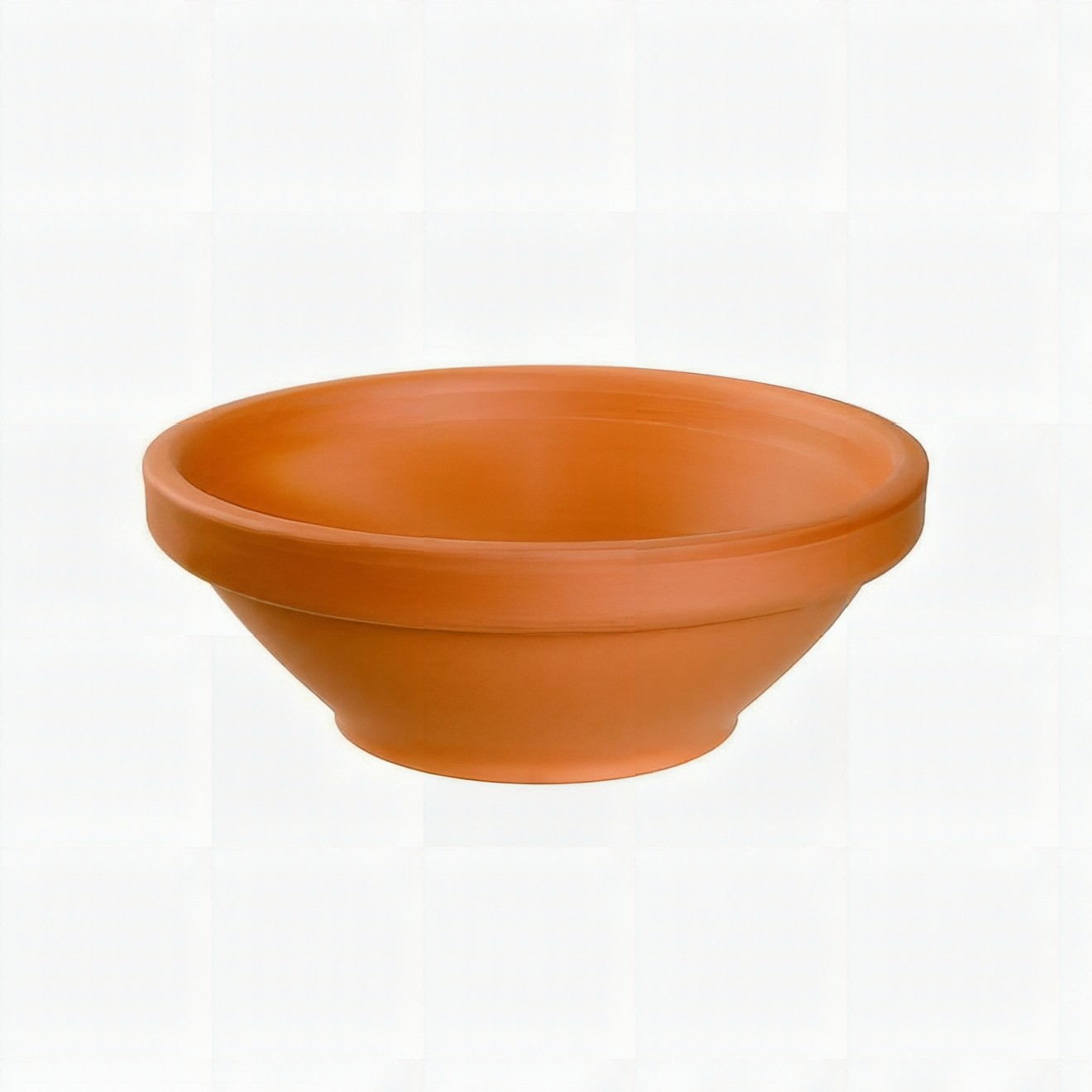 Taça Cerâmica Estilo Ninho Terracotta — Decorativa 22cm