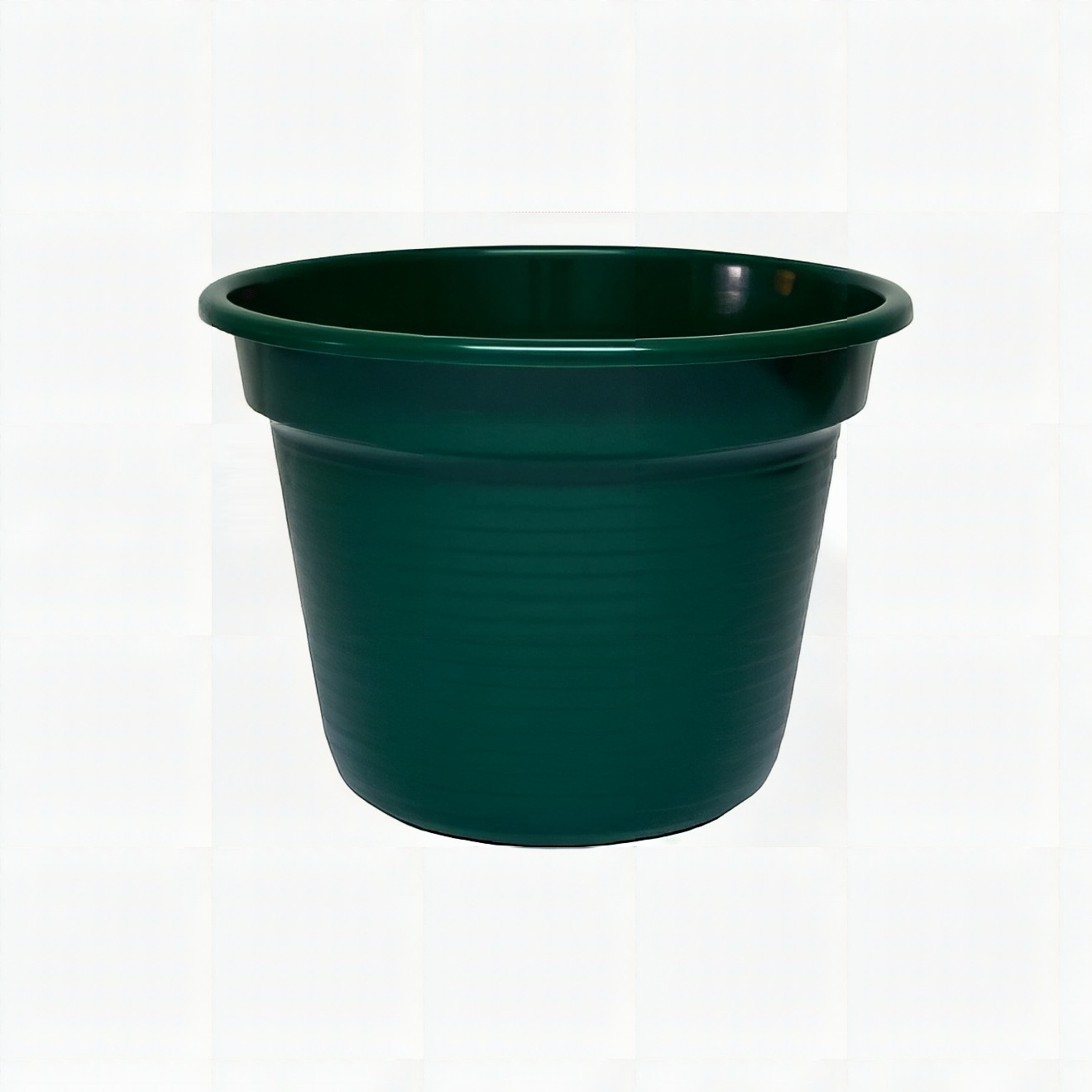 Vaso em Forma de Sino Plástico Verde — Resistente e Leve 20cm