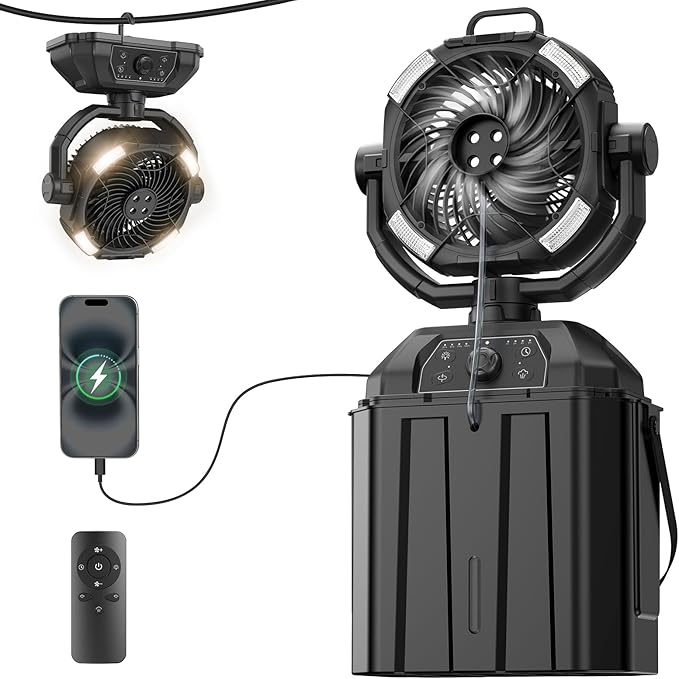 VENTILADOR PORTÁTIL PREMIUM COM NEBULIZAÇÃO – ARREFEÇA QUALQUER ESPAÇO EM SEGUNDOS - 1 UNIDADE