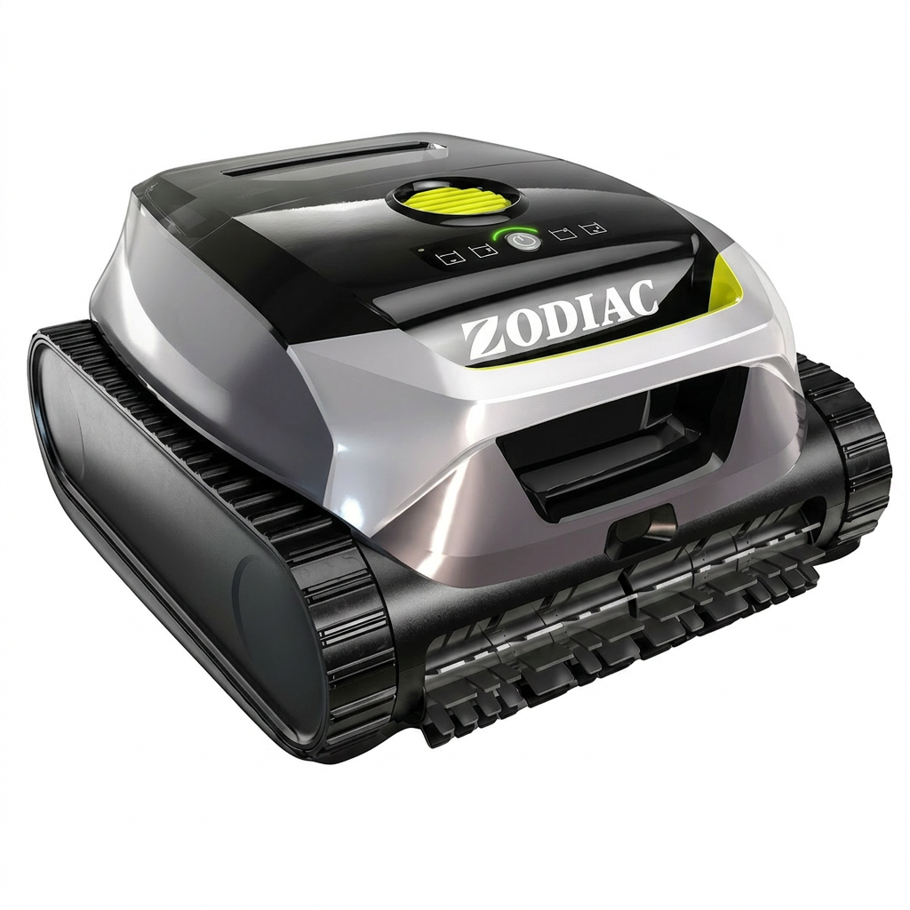 Robot de piscina Zodiac Freedom Lite em fundo branco