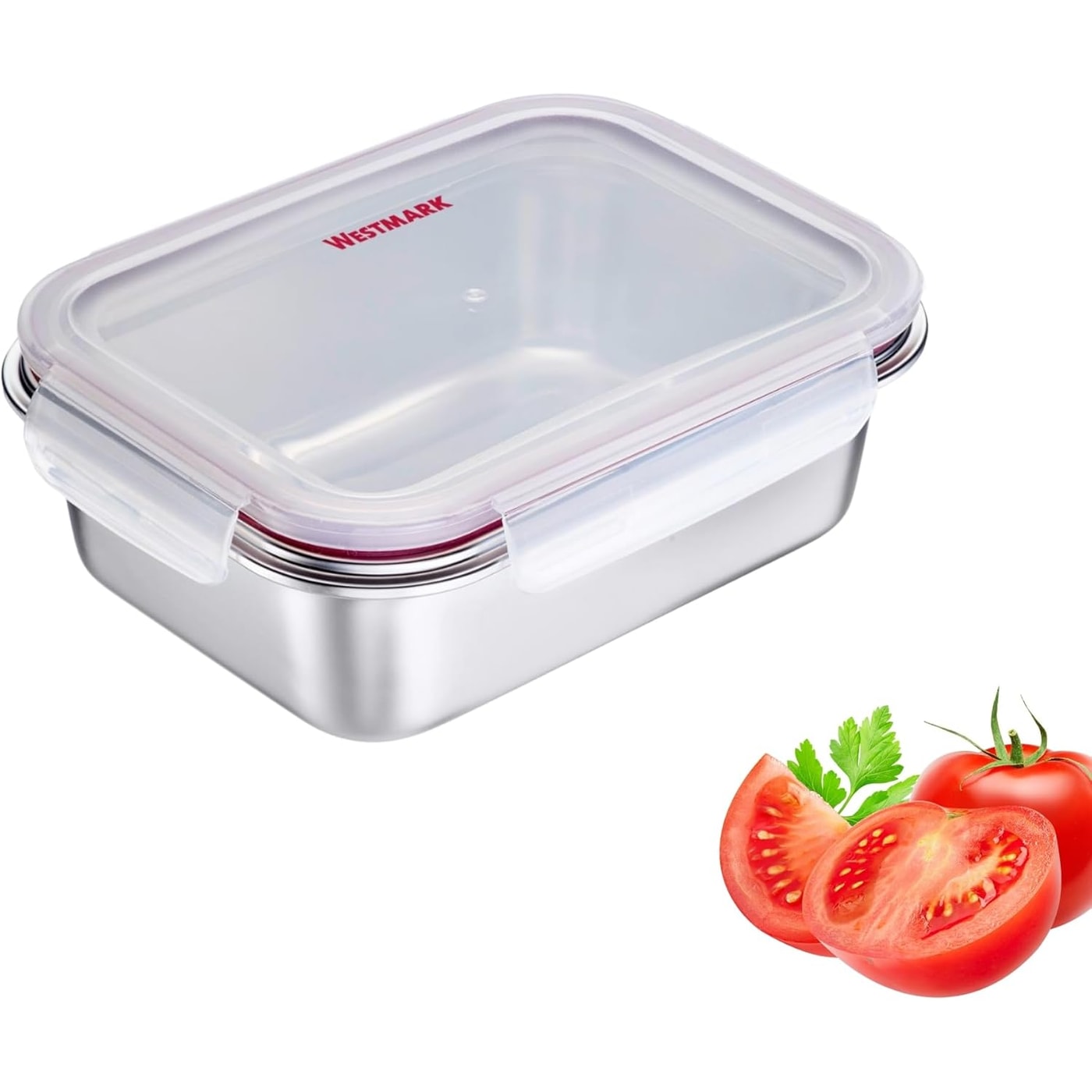 Lancheira de Inox Hermética Westmark — Sem BPA, Micro-ondas e Forno