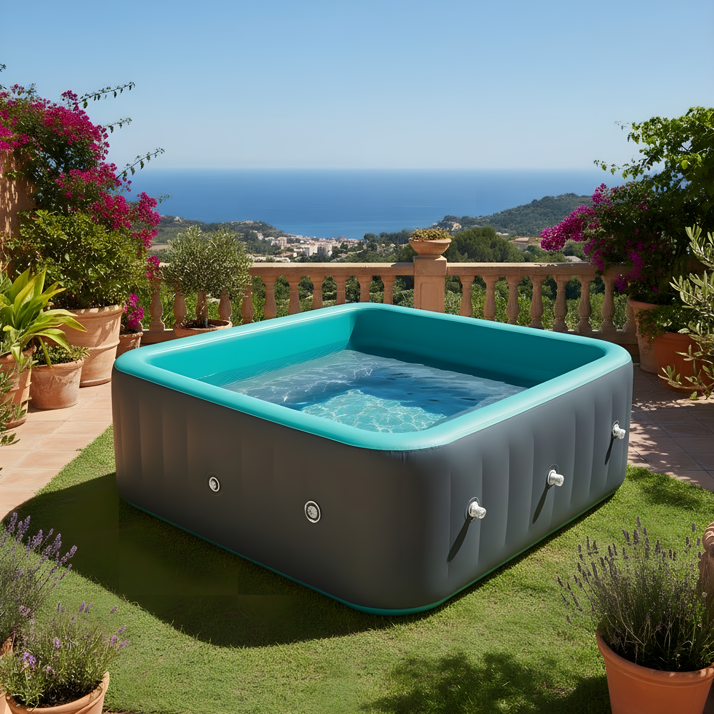 Piscina Insuflável para Quintal e Família — PVC Resistente e Anti-Fugas - Image 4