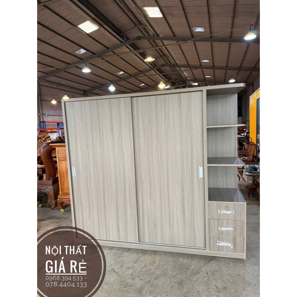 GUARDA-FATOS PREMIUM MDF COM PORTAS DESLIZANTES 2,20M – ELEGÂNCIA, ORGANIZAÇÃO E GRANDE CAPACIDADE