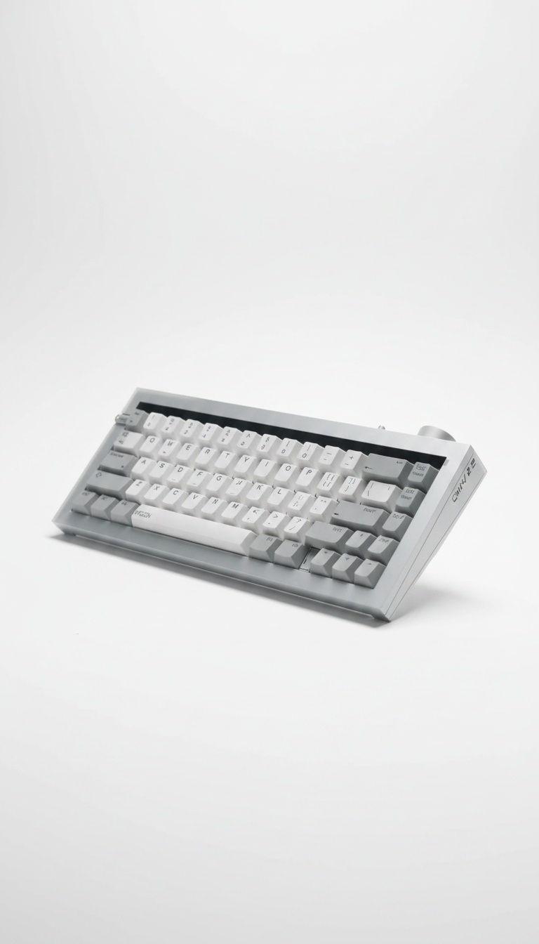 Teclado Mecânico Translúcido Compacto