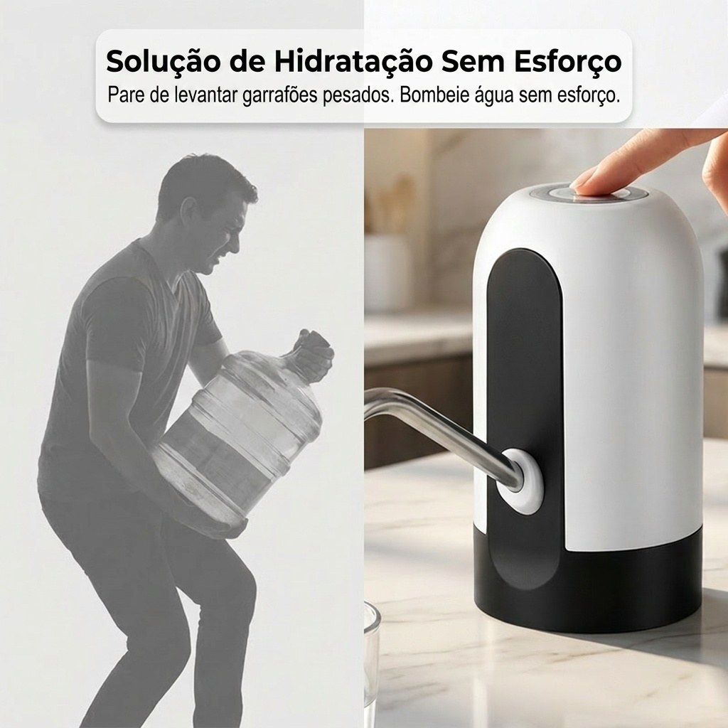 Bomba Elétrica Recarregável para Água e Óleo
