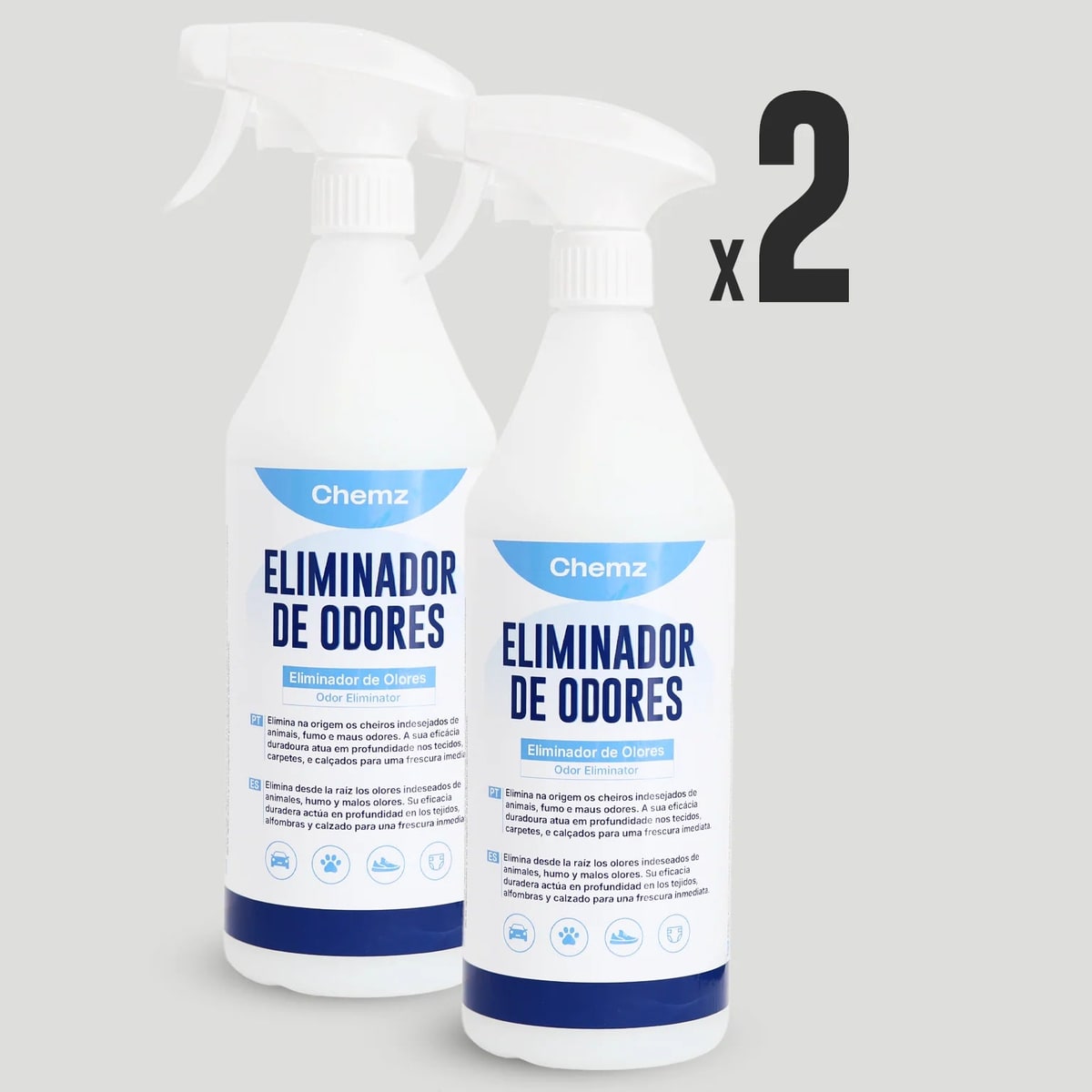 Eliminador de Odores Profissional Sem Perfume — 1 L